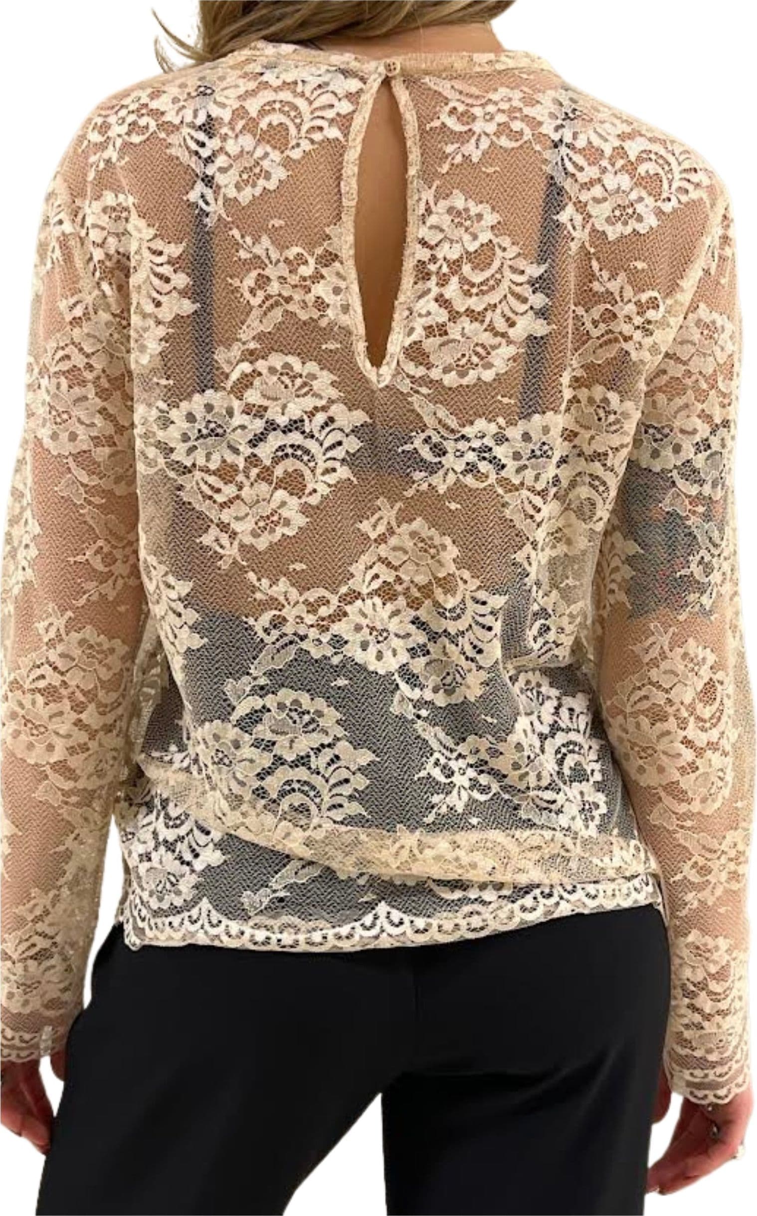 DIXIE Maglia Donna in pizzo da donna in Canotte e top Drestige - Casamassima, commercioVirtuoso.it