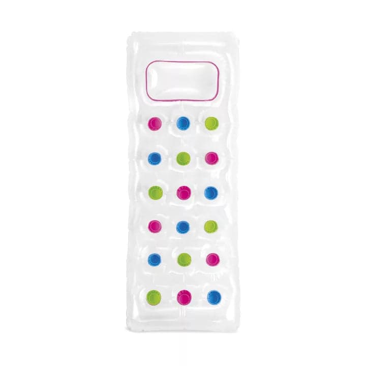 Intex Materassino Gonfiabile 18 Buchi Trasparente Cm. 188X71 in Canotti e gonfiabili galleggianti BricoGo - Marano di Napoli, commercioVirtuoso.it