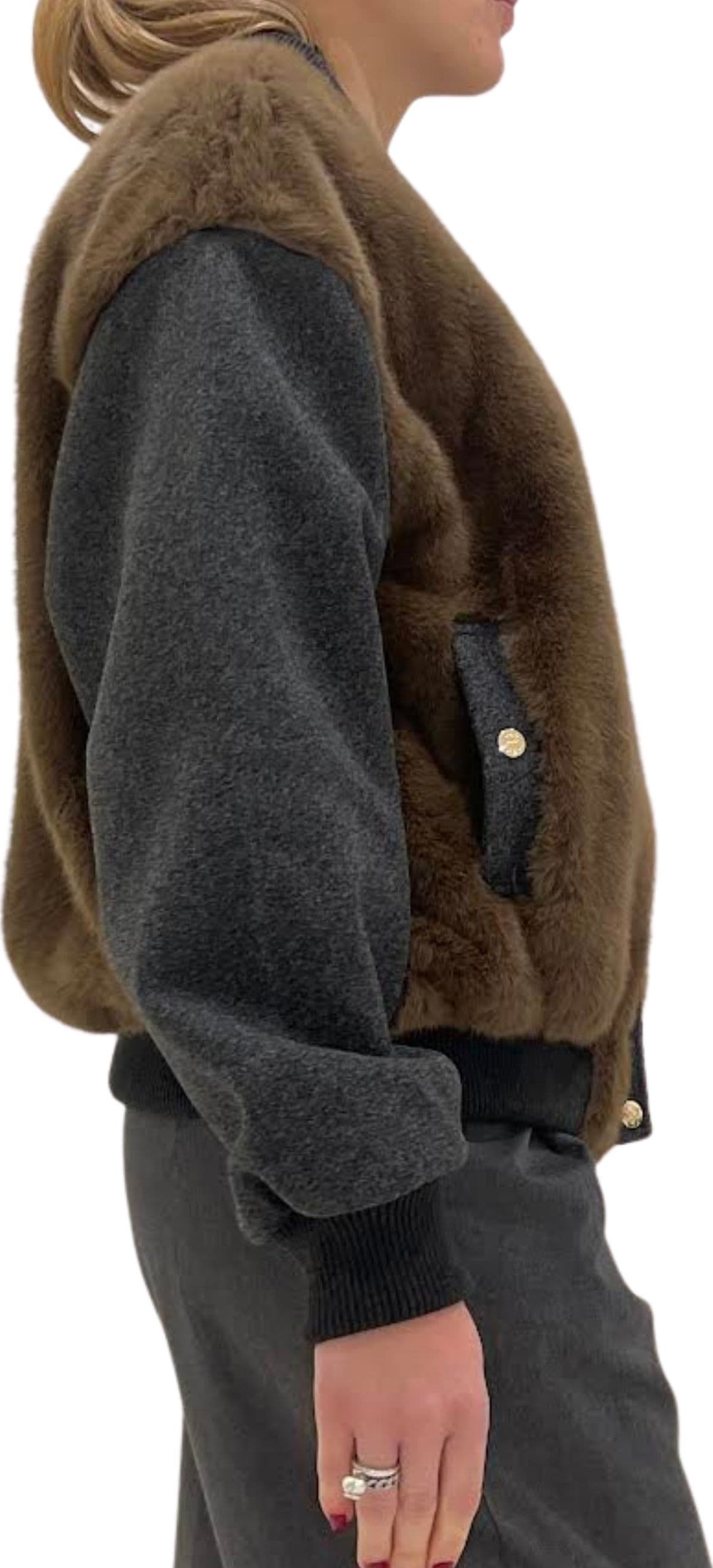 SOUVENIR BOMBER Donna pelliccia da donna in Giacche Drestige - Casamassima, commercioVirtuoso.it