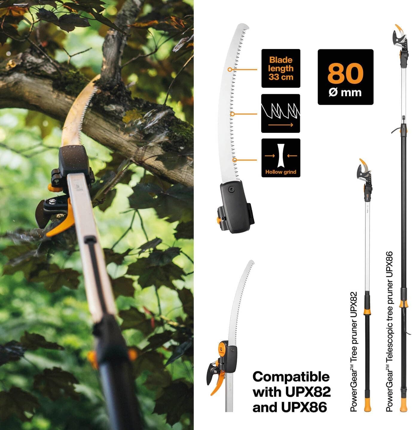 Segaccio Per Svettatoio Upx8286 Universal Cutter Lunghezza Cm.47 (1023633) Fiskars in Forbici e cesoie per potatura BricoGo - Marano di Napoli, commercioVirtuoso.it