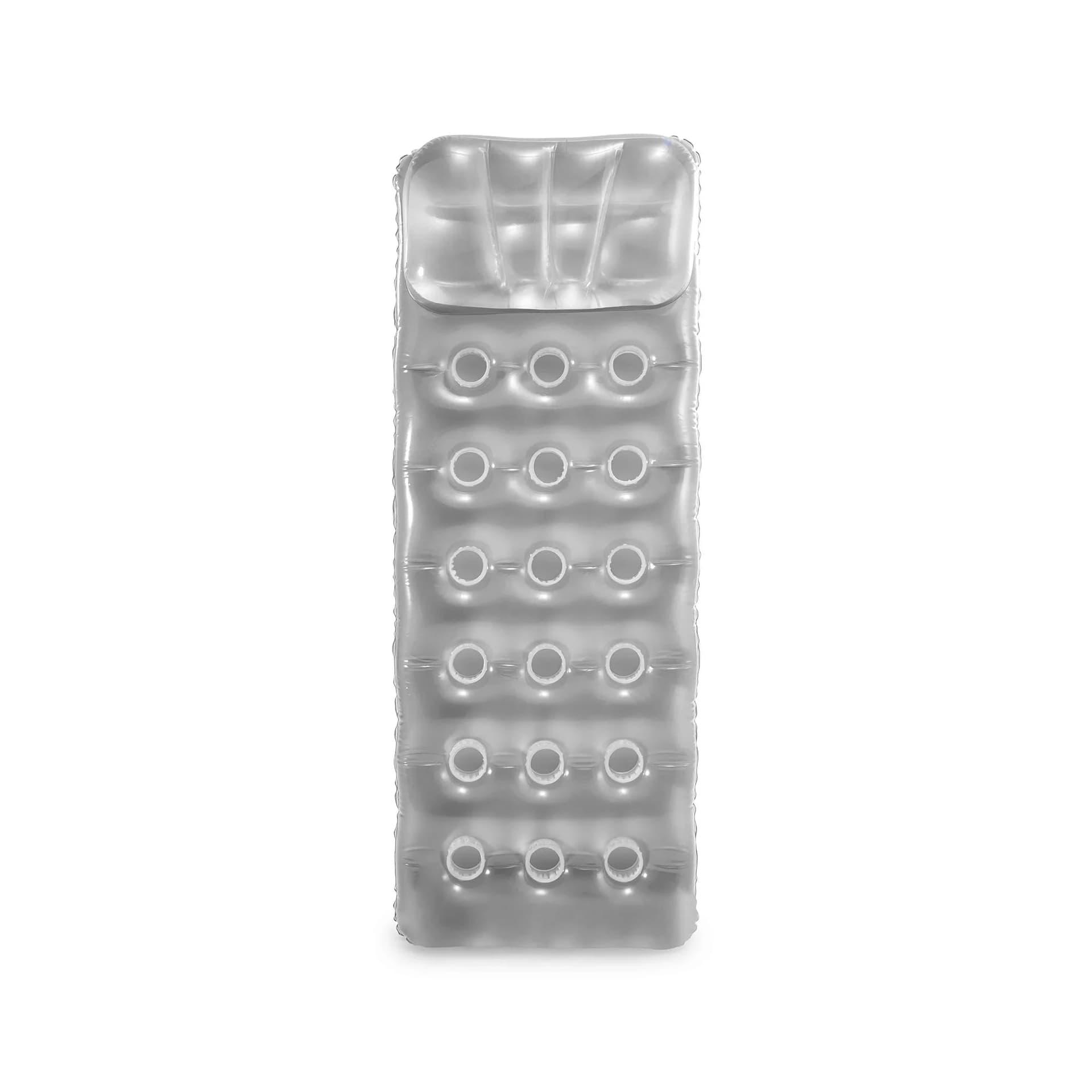 Materassino 18 Buchi Grey Cm.188X71 Peso Kg.1,35 (58894) Intex in Canotti e gonfiabili galleggianti BricoGo - Marano di Napoli, commercioVirtuoso.it