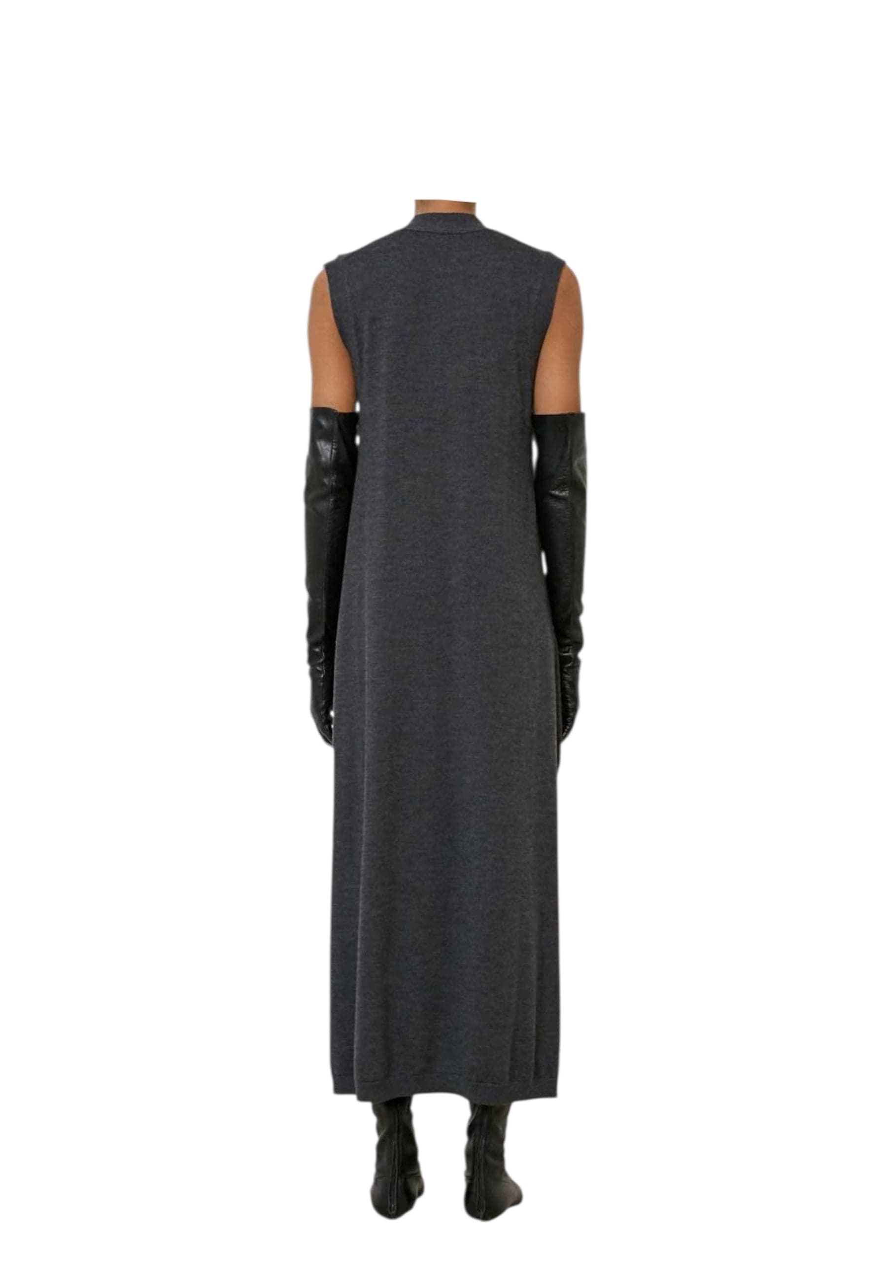 MEIMEIJ Cardigan lungo Donna smanicato da donna in Gilet Drestige - Casamassima, commercioVirtuoso.it
