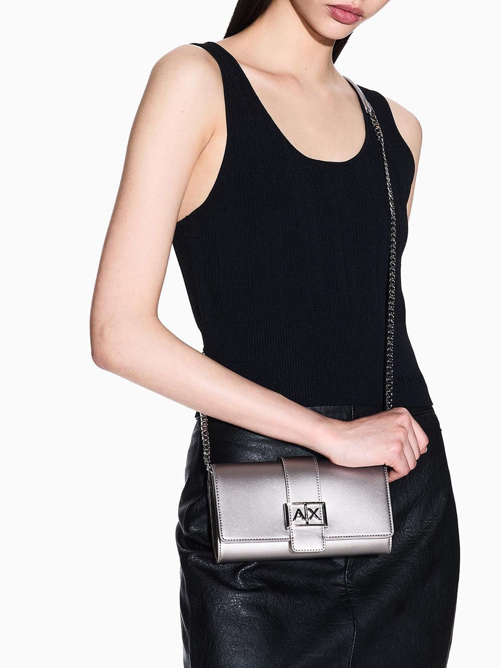 AX-ARMANI Borsa Donna AX-Armani xw000358af12039-ag lucida da donna in Borse a tracolla Drestige - Casamassima, commercioVirtuoso.it