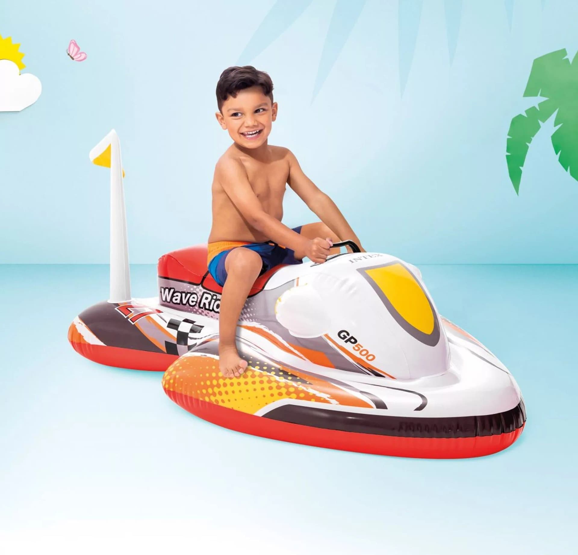 Acquascooter Gonfiabile Cavalcabile +3 Anni Cm.117X77 Peso Kg.0,87 (57520) Intex in Canotti e gonfiabili galleggianti BricoGo - Marano di Napoli, commercioVirtuoso.it