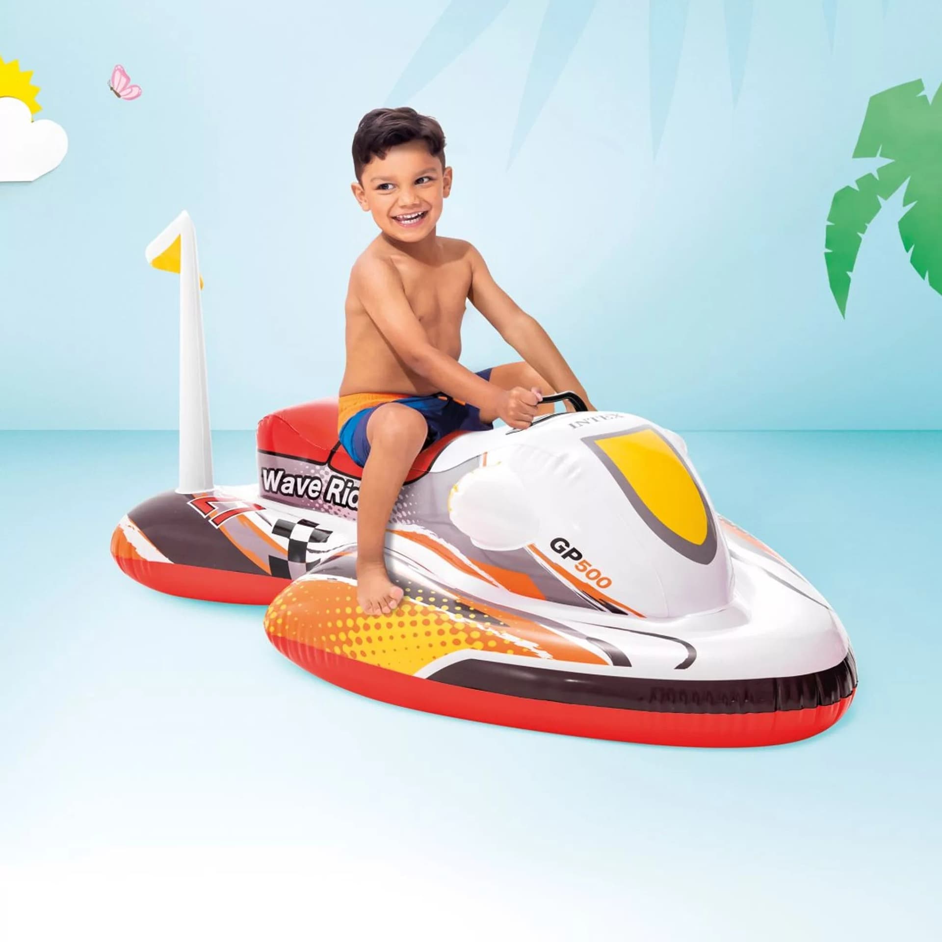 Acquascooter Gonfiabile Cavalcabile +3 Anni Cm.117X77 Peso Kg.0,87 (57520) Intex in Canotti e gonfiabili galleggianti BricoGo - Marano di Napoli, commercioVirtuoso.it