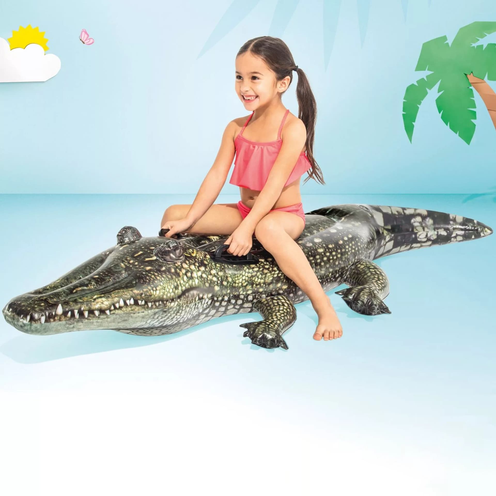 Alligatore Vero Gonfiabile Cavalcabile +3 Anni Cm.170X86 Peso Kg.0,80 (57551) Intex in Canotti e gonfiabili galleggianti BricoGo - Marano di Napoli, commercioVirtuoso.it