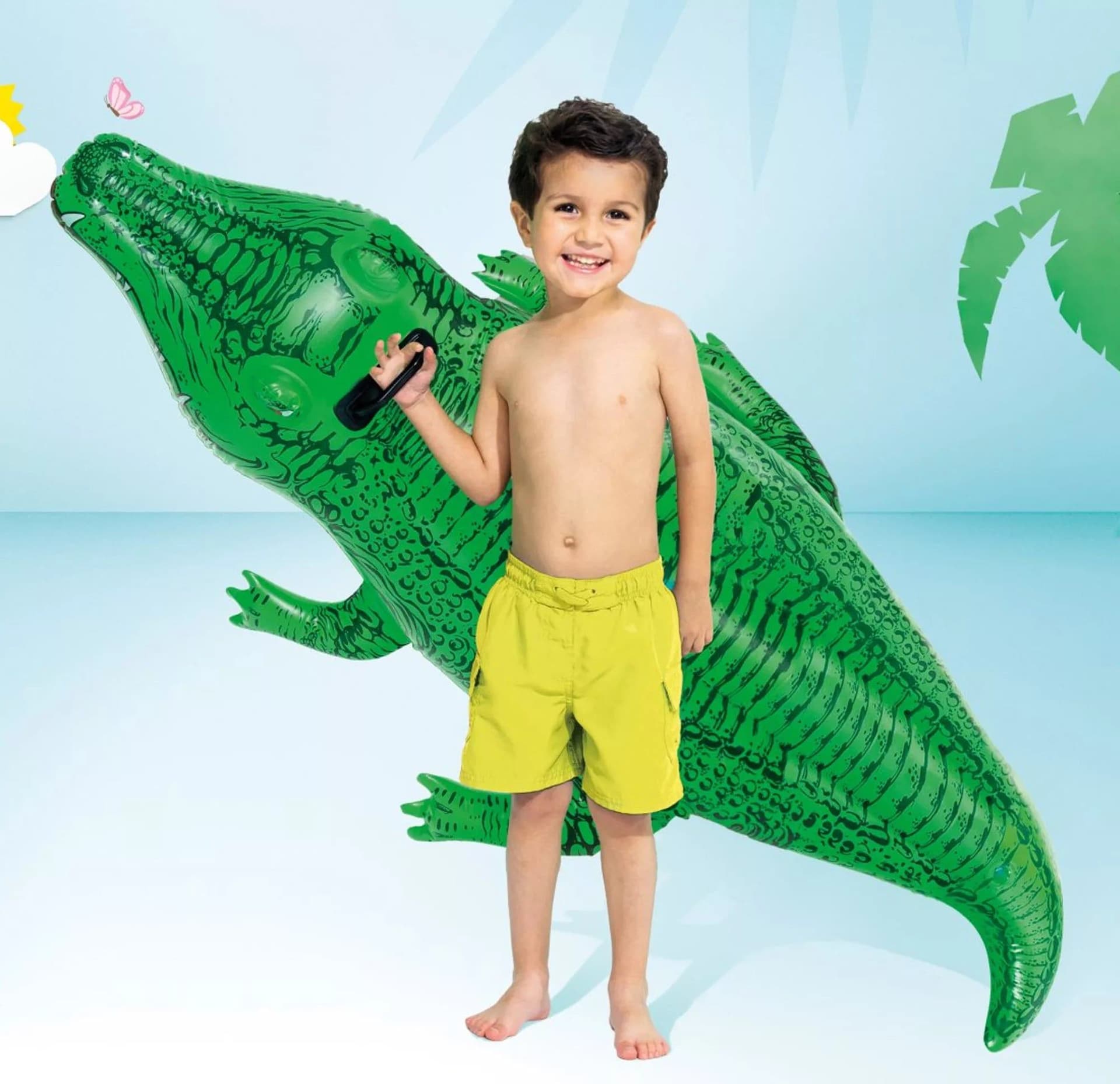 Coccodrillo Gonfiabile Cavalcabile +3 Anni Cm.168X86 Peso Kg.0,76 (58546) Intex in Canotti e gonfiabili galleggianti BricoGo - Marano di Napoli, commercioVirtuoso.it