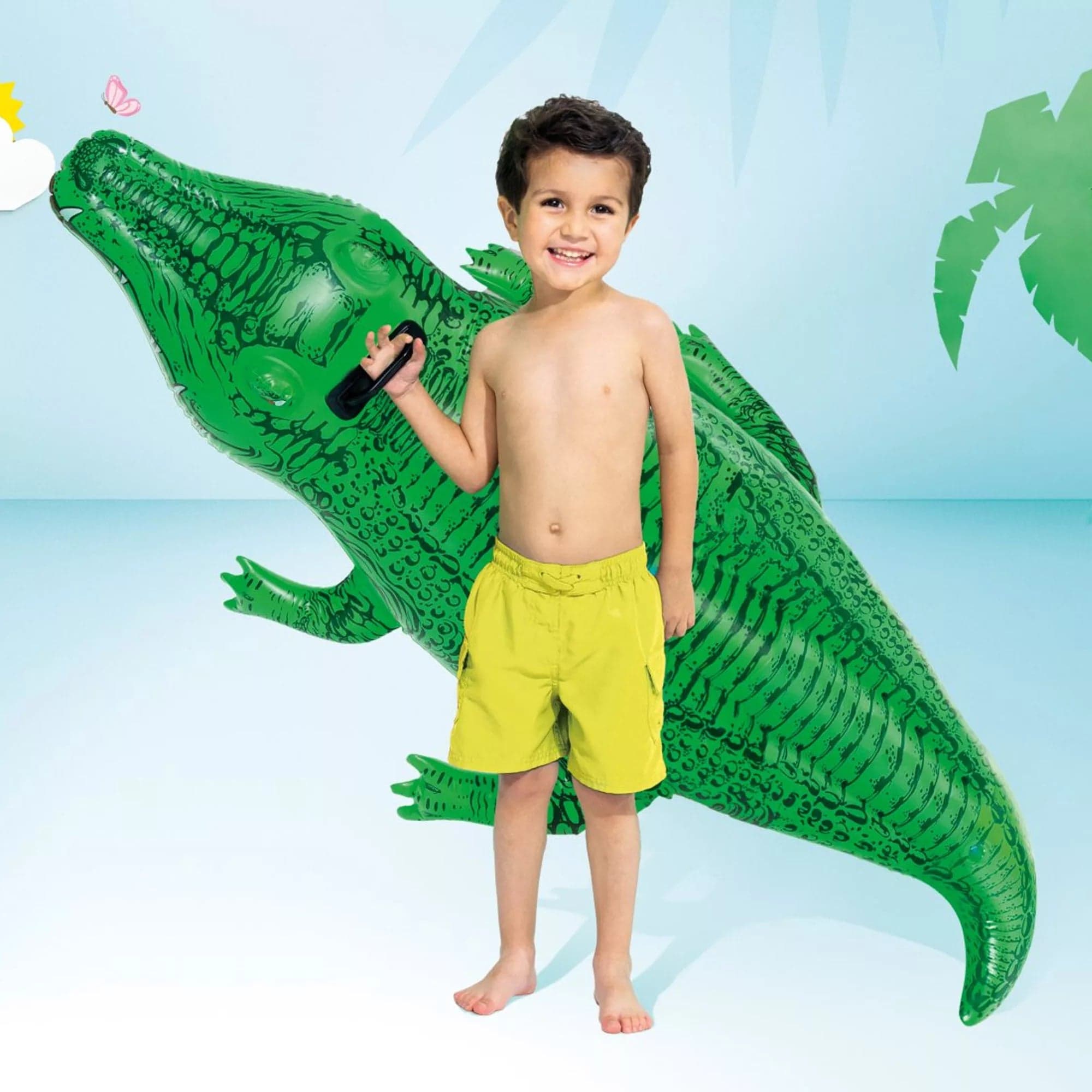 Coccodrillo Gonfiabile Cavalcabile +3 Anni Cm.168X86 Peso Kg.0,76 (58546) Intex in Canotti e gonfiabili galleggianti BricoGo - Marano di Napoli, commercioVirtuoso.it