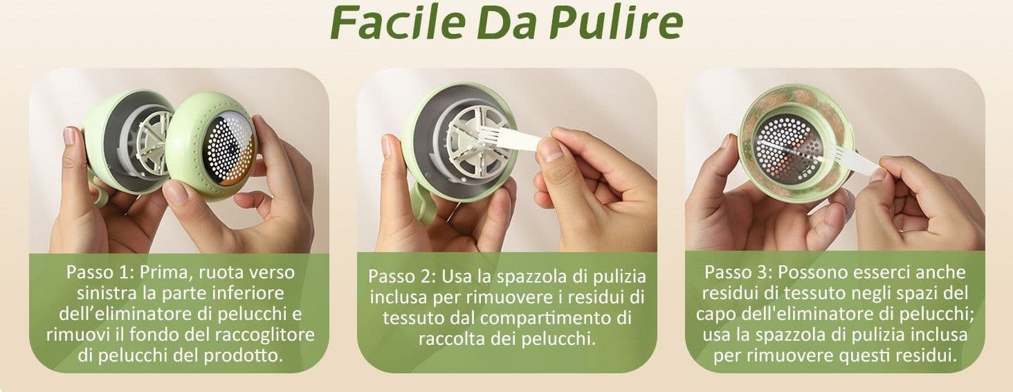 Macchina elettrica per la rimozione dei pelucchi in lana Aidisy professionale in Levapelucchi CL Store - Battipaglia, commercioVirtuoso.it