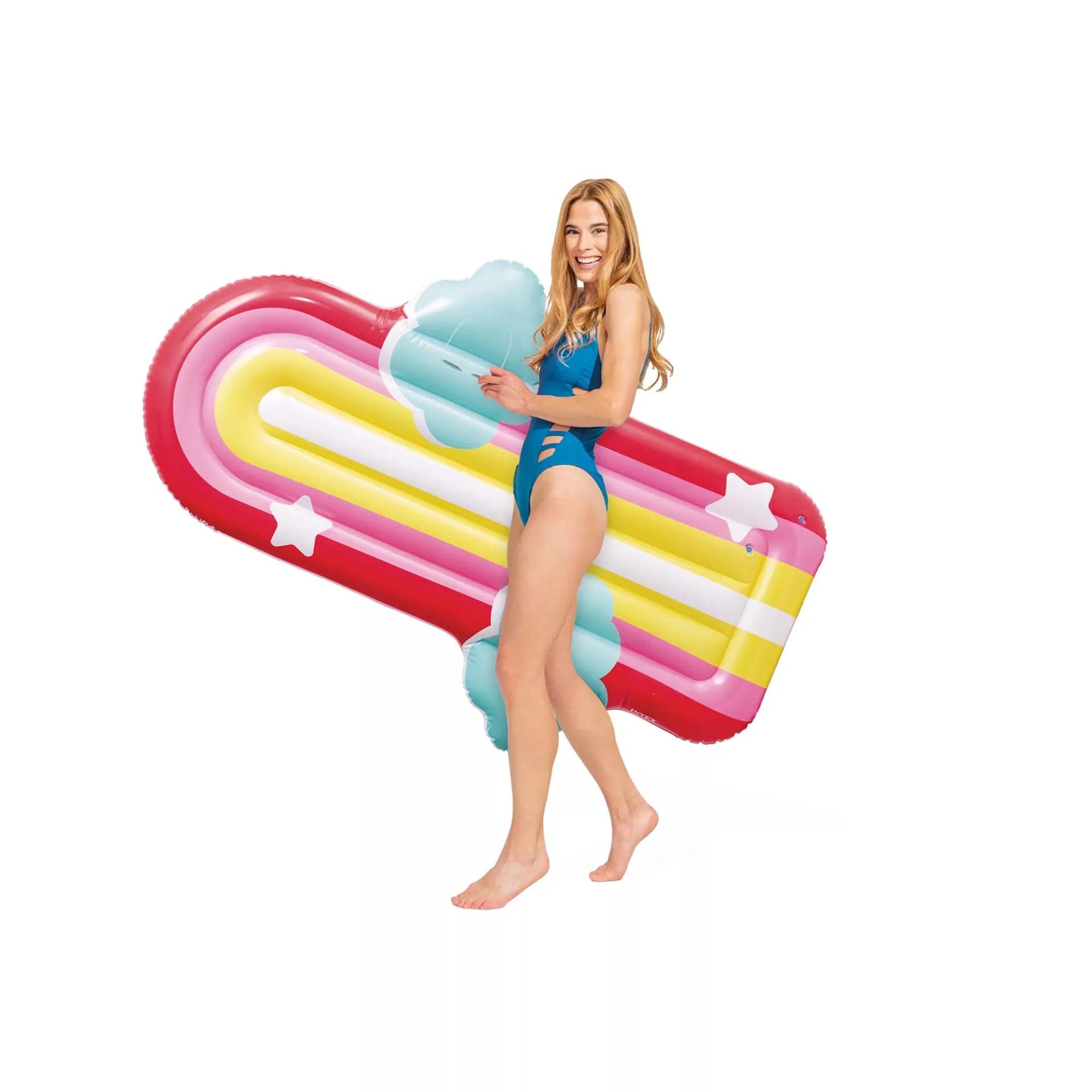 Materassino Gonfiabile 'Nuvole E Stelle' Cm 183 X 132 - Intex in Canotti e gonfiabili galleggianti BricoGo - Marano di Napoli, commercioVirtuoso.it
