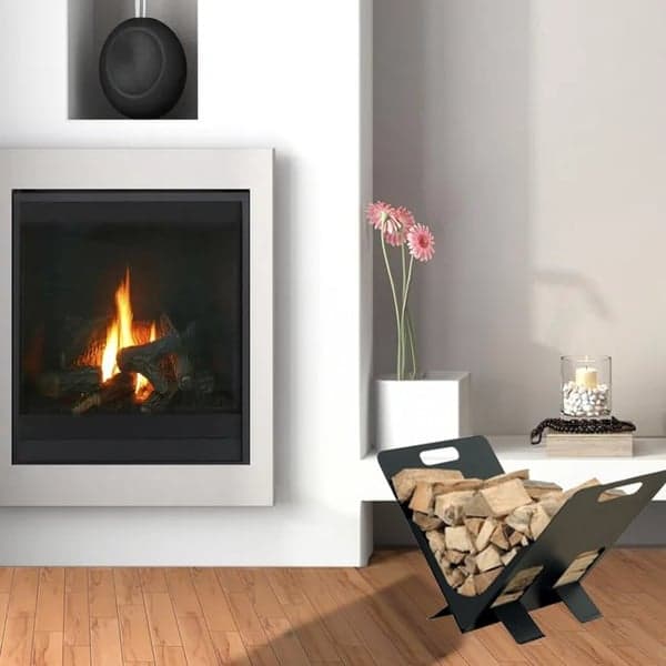 Portalegna Moderno Per Camino Cm 38X30X27H - Made In Italy in Cestini portalegna BricoGo - Marano di Napoli, commercioVirtuoso.it