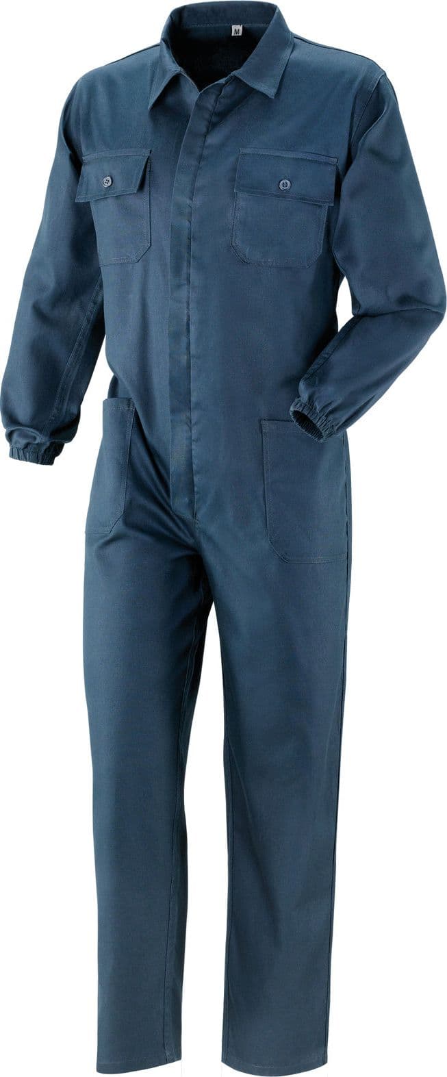 Tuta con Cerniera 100% Cotone Colore Blu Tg. 48 Codice 60319