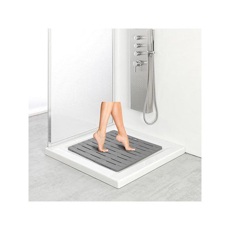 Pedana Doccia Rigida 55X55 Cm Grigia In Plastica Pp Linea Winny Feridras in Sedili per doccia e vasca da bagno BricoGo - Marano di Napoli, commercioVirtuoso.it