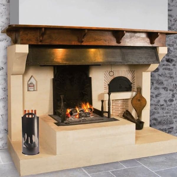 Gruppo Camino 'Fiamma' Ø Cm 25X60H - Made In Italy in Caminetti elettrici BricoGo - Marano di Napoli, commercioVirtuoso.it