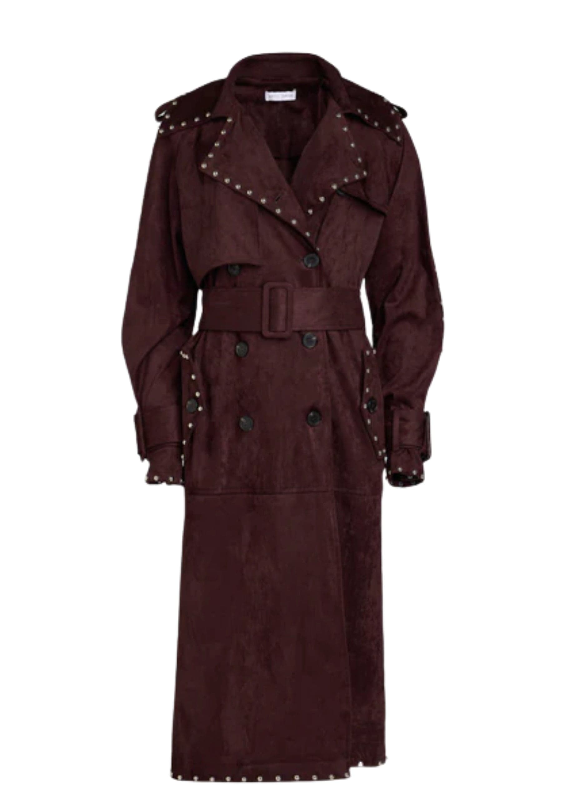 WEILI ZHENG TRENCH IN CAMOSCIO Donna Weili Zheng CON BORCHIE da donna