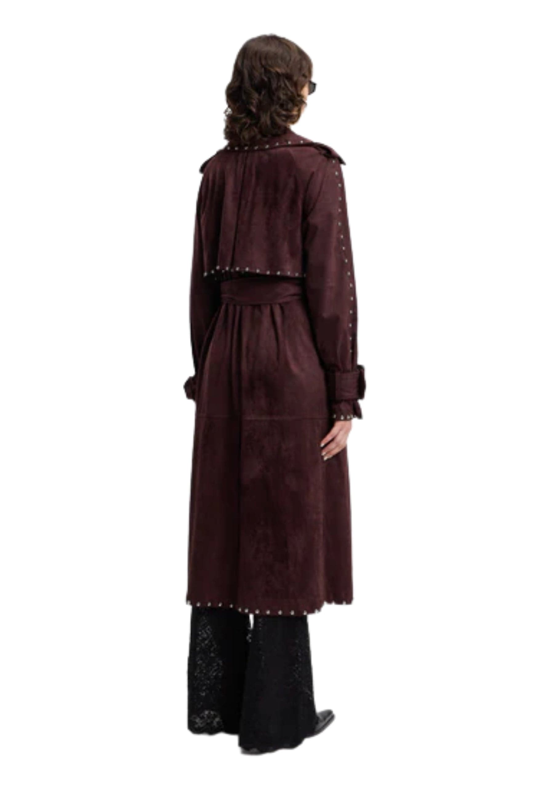 WEILI ZHENG TRENCH IN CAMOSCIO Donna Weili Zheng CON BORCHIE da donna in Cappotti Drestige - Casamassima, commercioVirtuoso.it