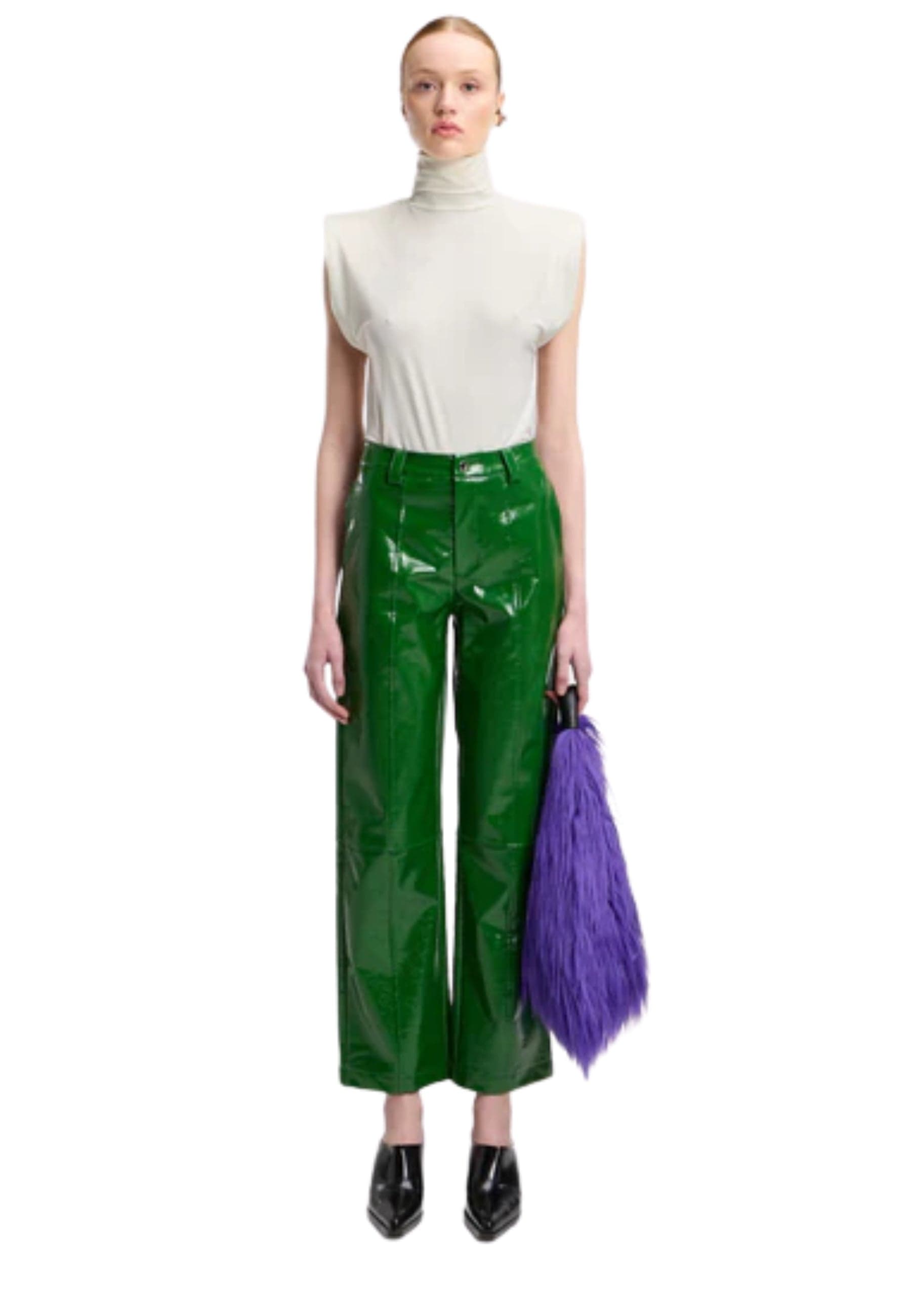 WEILI ZHENG PANTALONE Donna Weili Zheng IN VINILE da donna in Pantaloni Drestige - Casamassima, commercioVirtuoso.it