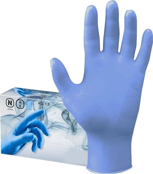 Guanto Monouso in Nitrile Tg. S 100 Pezzi