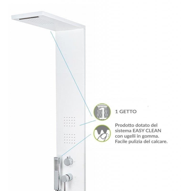 Parete Attrezzata Multifunzione Mod. Trend- Bianco Opaco Matt- Metaf- Pezzi 1 in Pareti attrezzate BricoGo - Marano di Napoli, commercioVirtuoso.it