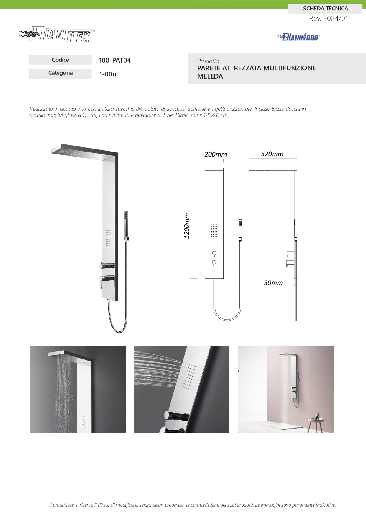 Parete Attrezzata Multifunzione Mod. Zante- Acciaio Inox Spazzolato- Dh- Pezzi 1 in Rastrelliere per attrezzi BricoGo - Marano di Napoli, commercioVirtuoso.it