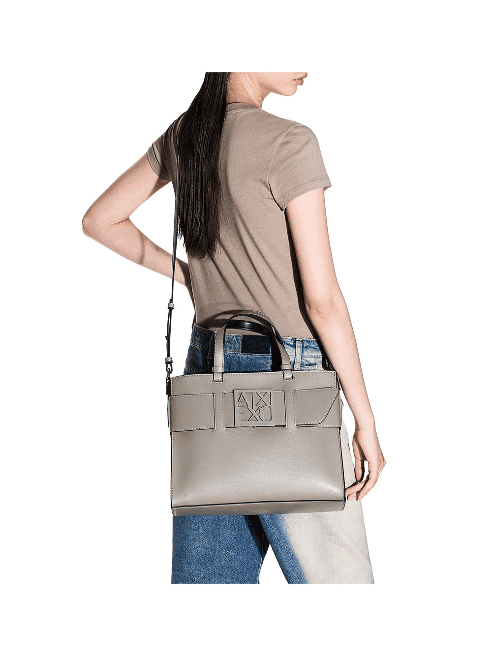 Armani Exchange SHOPPING BAG Donna armani exchange 9426890a874-u6242 Marrone da donna in Borse a spalla Drestige - Casamassima, commercioVirtuoso.it