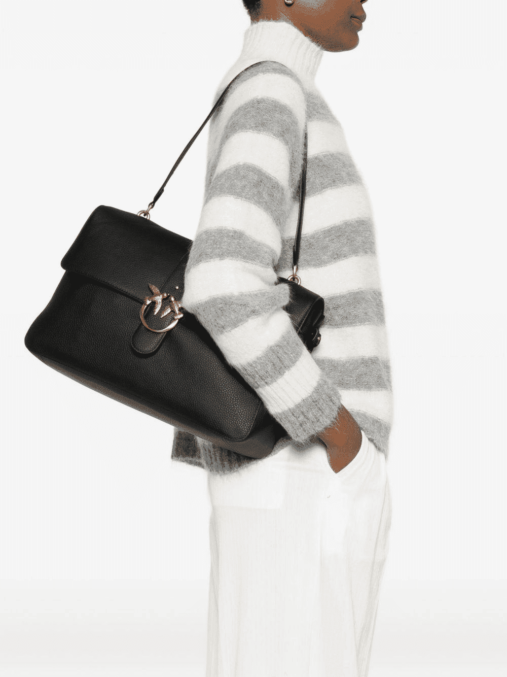 Pinko LOVE ONE EXTRA SLOUCHY Donna 105067A2OX-Z99Q Nero da donna in Borse a zainetto Drestige - Casamassima, commercioVirtuoso.it