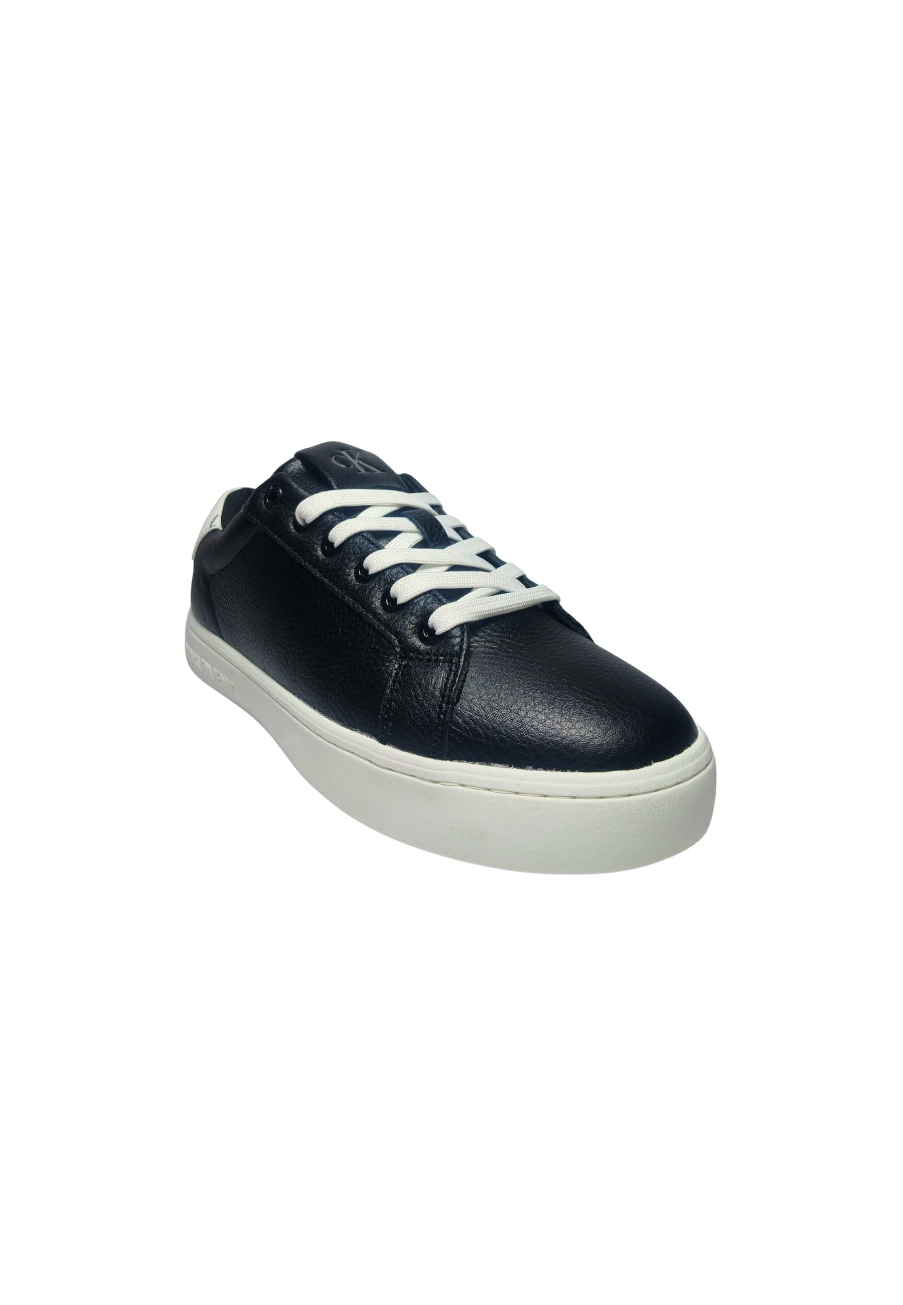 CALVIN KLEIN JEANS Scarpe Uomo Calvin Klein Jeans Sneakers uomo chiusura con lacci bianchi da uomo in Sneaker casual Drestige - Casamassima, commercioVirtuoso.it