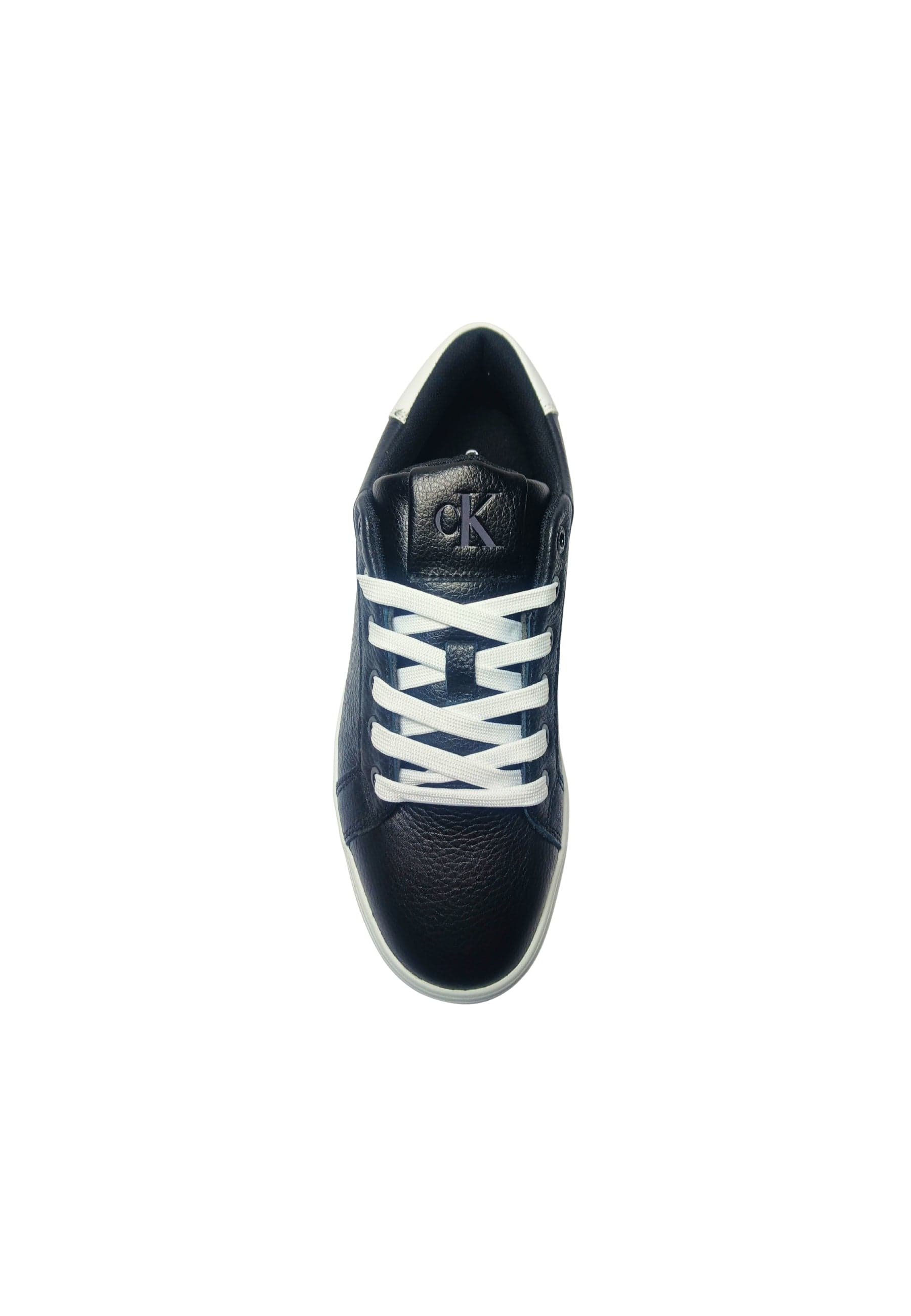 CALVIN KLEIN JEANS Scarpe Uomo Calvin Klein Jeans Sneakers uomo chiusura con lacci bianchi da uomo in Sneaker casual Drestige - Casamassima, commercioVirtuoso.it