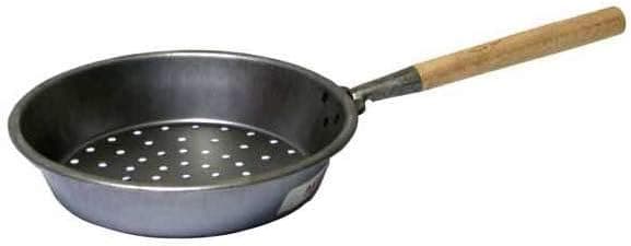 Padella Arrostitore Per Castagne Ø26 Cm In Lamiera Con Manico In Legno Caldarrostiera Conica in Padelle universali BricoGo - Marano di Napoli, commercioVirtuoso.it