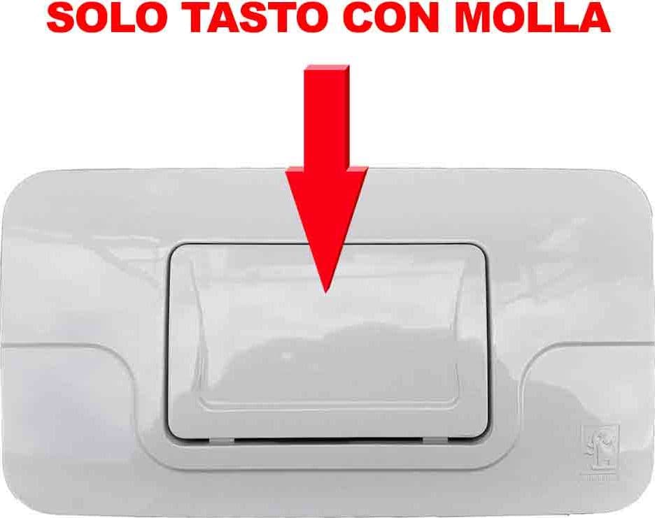 Tasto Con Molla Bianco Per Placca Ricambio Originale Stir Blitz in Serbatoi igienici BricoGo - Marano di Napoli, commercioVirtuoso.it