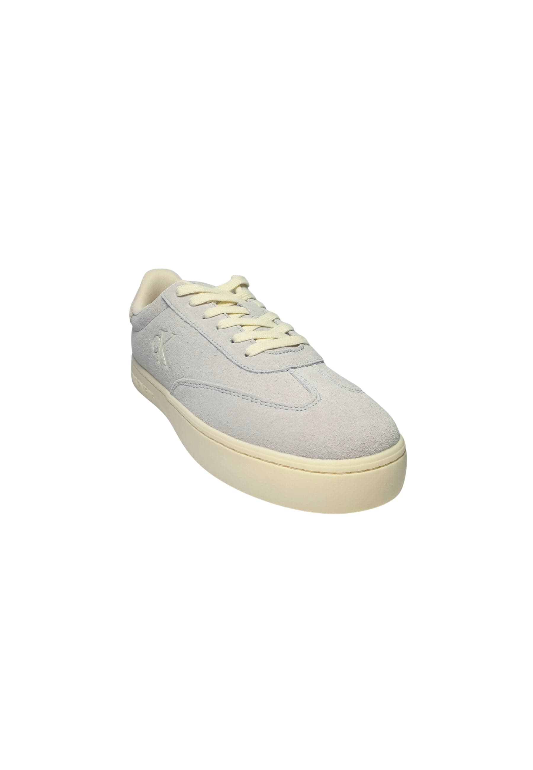 CALVIN KLEIN JEANS Scarpe Uomo Calvin Klein Jeans Sneakers basse, logo laterale, laccio bianco da uomo in Sneaker casual Drestige - Casamassima, commercioVirtuoso.it