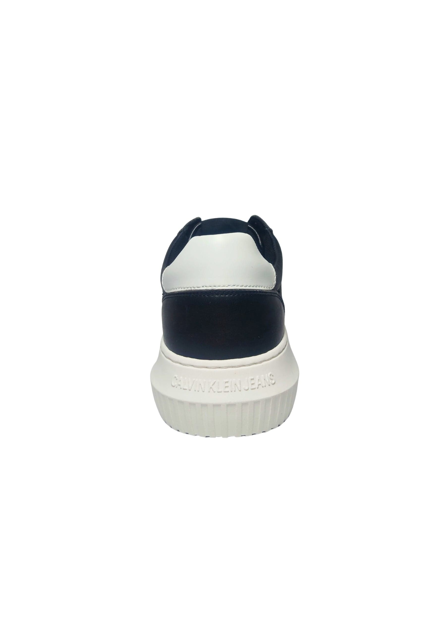 CALVIN KLEIN JEANS Scarpe Uomo Calvin Klein Jeans Sneakers basse, con logo laterale, lacci neri da uomo in Sneaker casual Drestige - Casamassima, commercioVirtuoso.it
