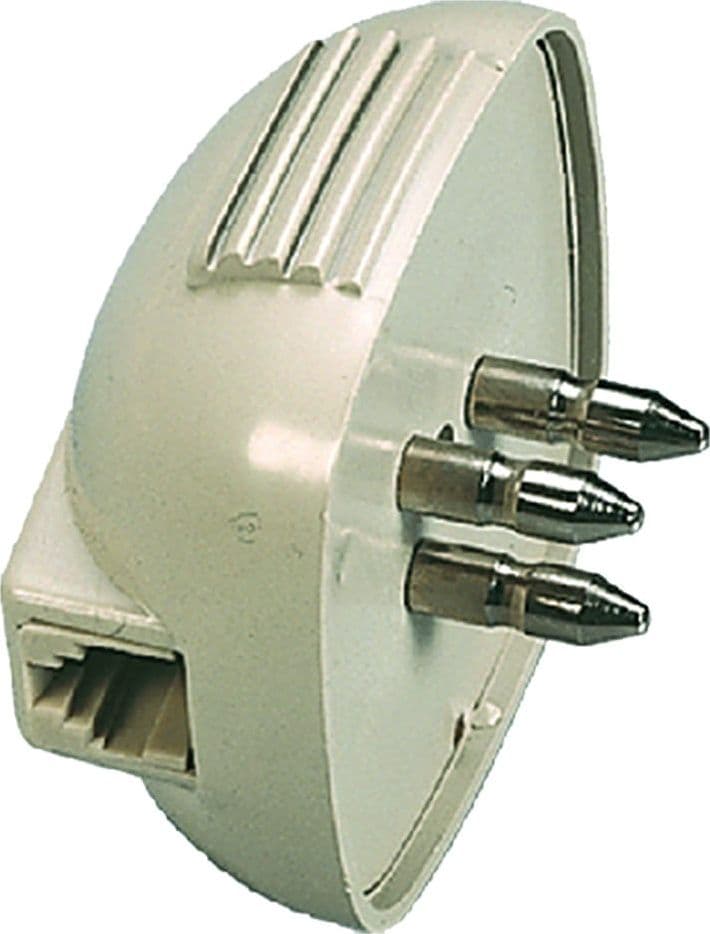 Spina Telefonica Tripolare Tipo Telecom Con Presa Modulare Plug 6/4 C in Socket BricoGo - Marano di Napoli, commercioVirtuoso.it