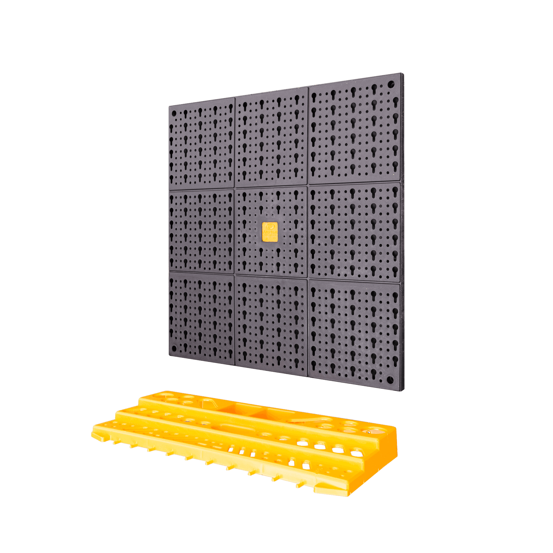 Set Pannelli Portautensili Da Parete Con Mensole E 50 Ganci In Polipropilene Colore Nero Artplast in Rastrelliere da muro BricoGo - Marano di Napoli, commercioVirtuoso.it