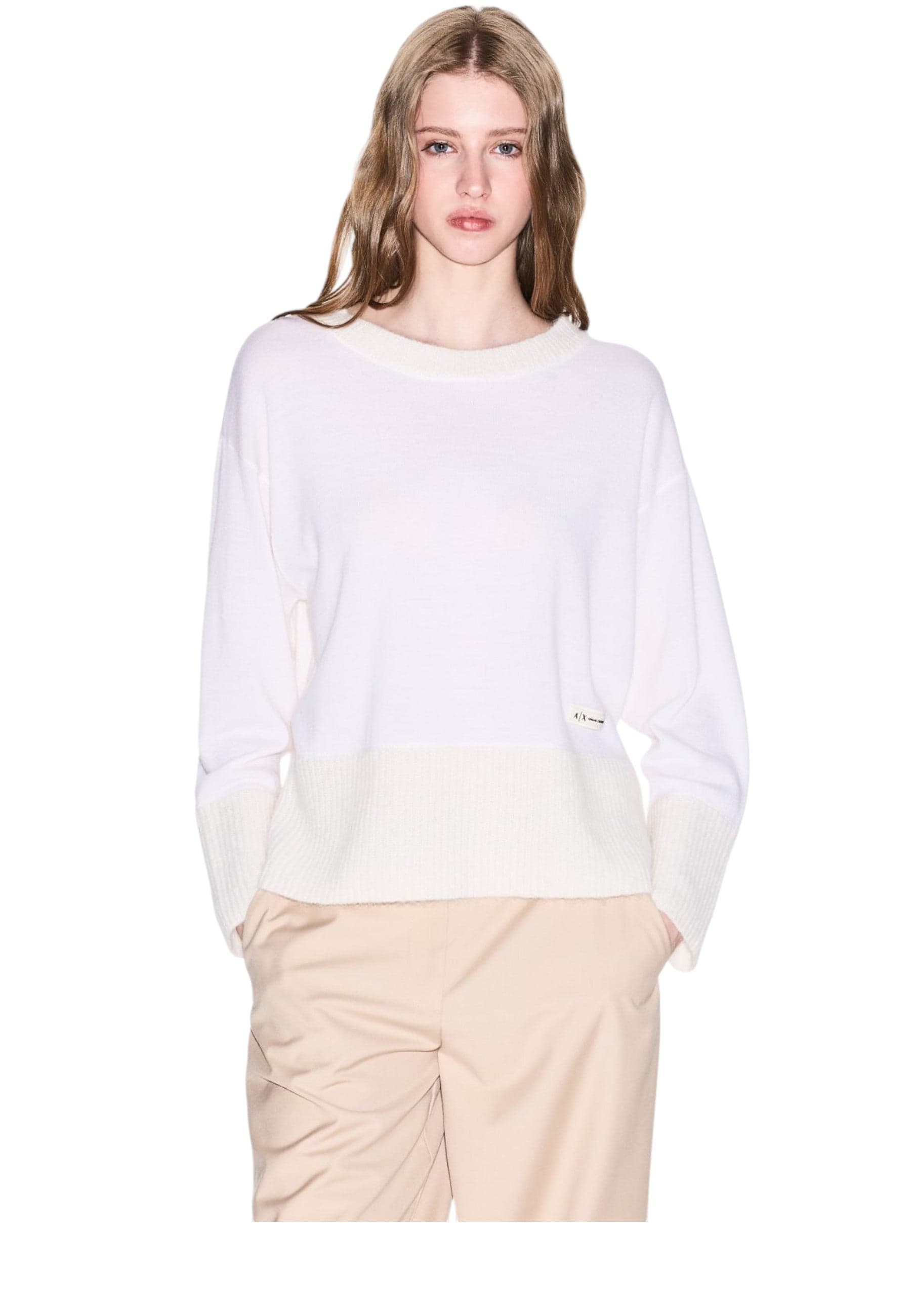 AX-ARMANI Maglia Donna AX-Armani 0772af16602-pa girocollo da donna in Felpe senza cappuccio Drestige - Casamassima, commercioVirtuoso.it