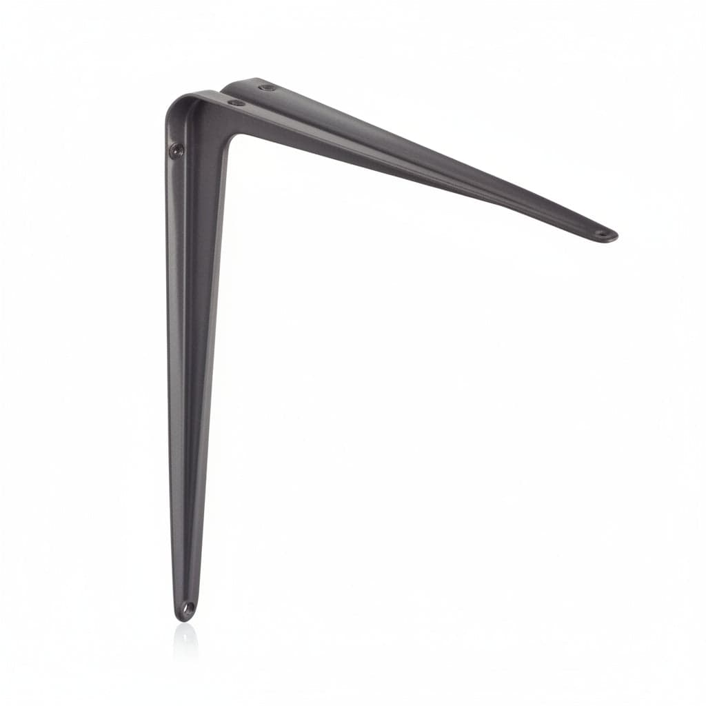 Mensola Nervata- - Mm.250X300 Colore Grigio - 20 Pezzi