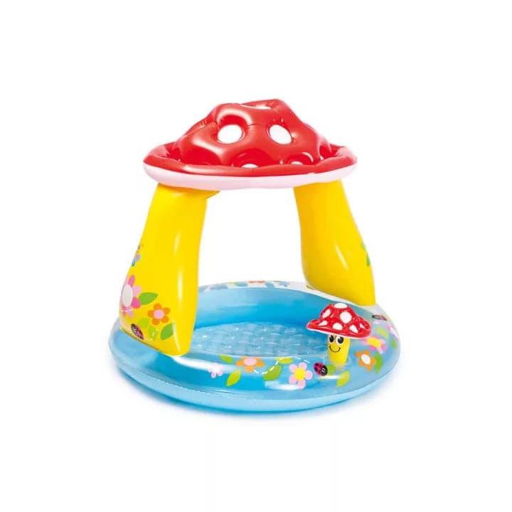 Intex Piscina Tonda Gonfiabile Baby Fungo Cm. 102X89 H (Lt. 45) 2.00 Pz in Piscinette per bambini BricoGo - Marano di Napoli, commercioVirtuoso.it