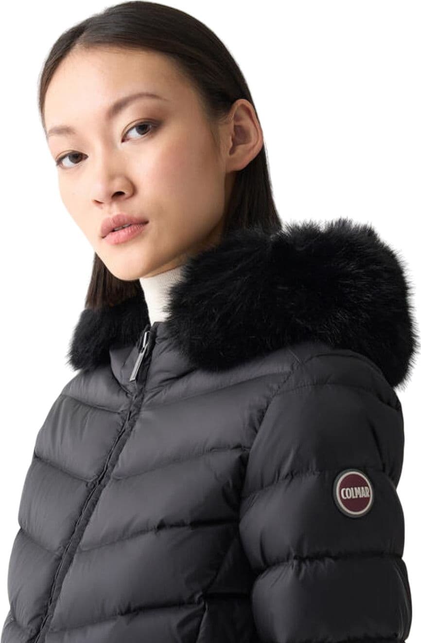COLMAR Colmar donna Piumino trapuntato con pelliccia sintetica 2219E 2YO 99 da donna in Giacche Drestige - Casamassima, commercioVirtuoso.it