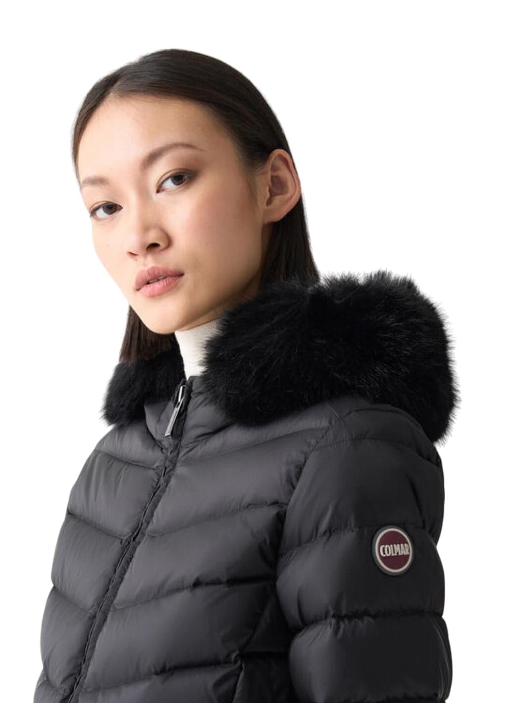 COLMAR Colmar donna Piumino trapuntato con pelliccia sintetica 2219E 2YO 99 da donna in Giacche Drestige - Casamassima, commercioVirtuoso.it