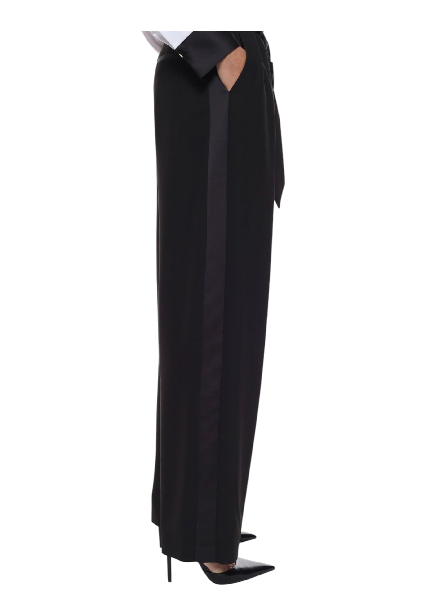 IMPERIAL Pantaloni ampi a vita alta Donna Imperial da donna in Pantaloni Drestige - Casamassima, commercioVirtuoso.it