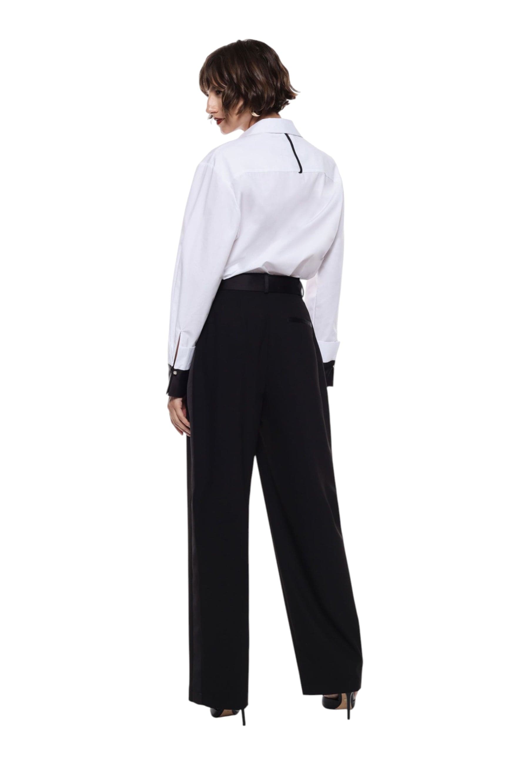 IMPERIAL Pantaloni ampi a vita alta Donna Imperial da donna in Pantaloni Drestige - Casamassima, commercioVirtuoso.it