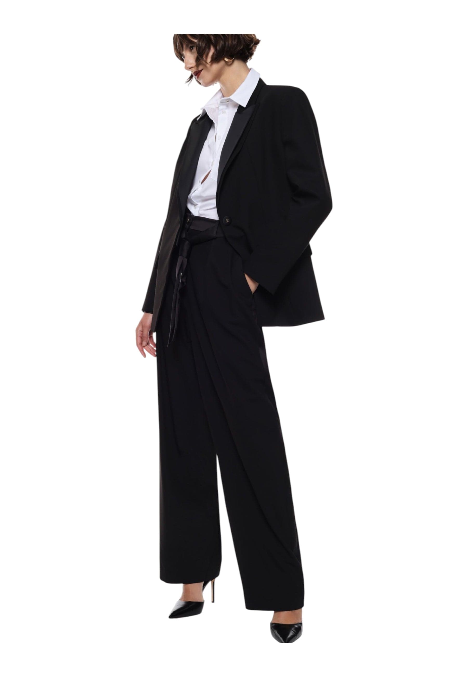 IMPERIAL Pantaloni ampi a vita alta Donna Imperial da donna in Pantaloni Drestige - Casamassima, commercioVirtuoso.it
