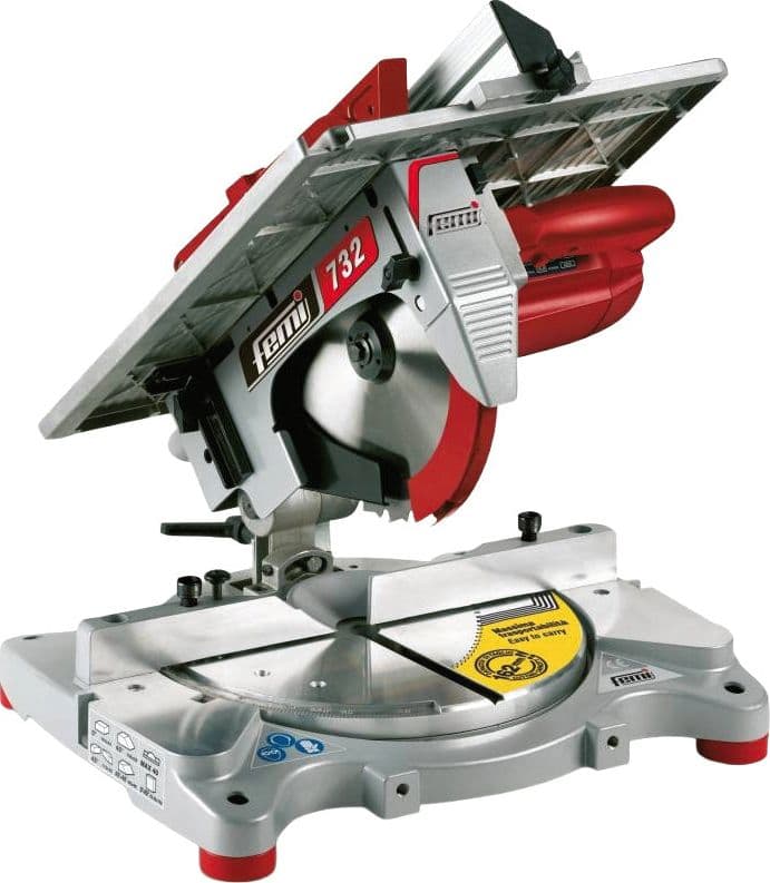 Troncatrice Combinata per Legno ed Alluminio ''732'' 1550 W Ø 254 mm Femi