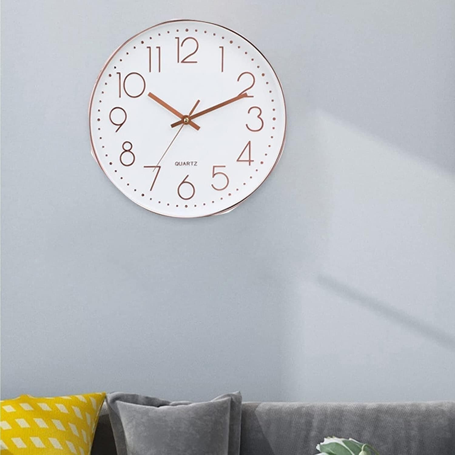 Orologio da parete al quarzo moderno da 12 pollici numeri arabi silenzioso in Orologi da parete CL Store - Battipaglia, commercioVirtuoso.it