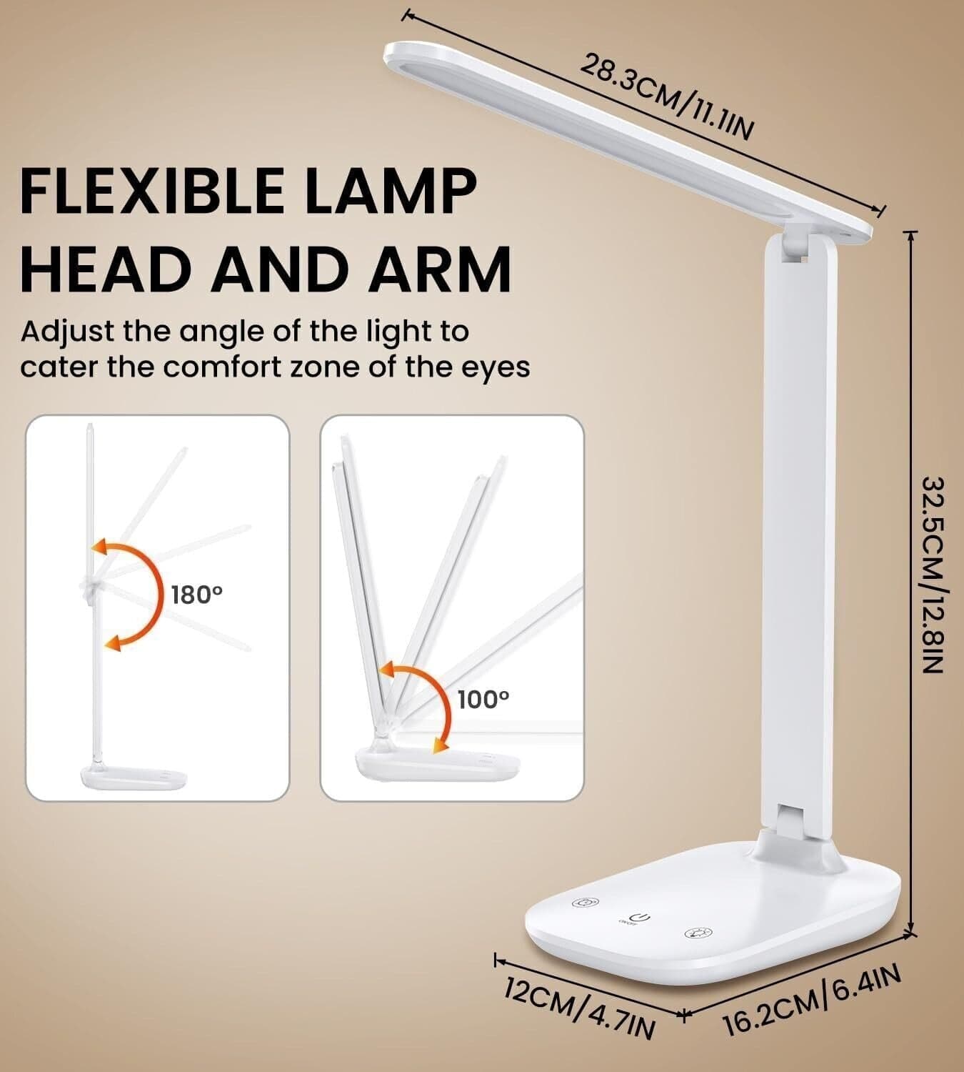 Lampada da Scrivania, Pieghevole Lampada Scrivania LED con Filo USBC, Dimmer in Lampade da lavoro CL Store - Battipaglia, commercioVirtuoso.it