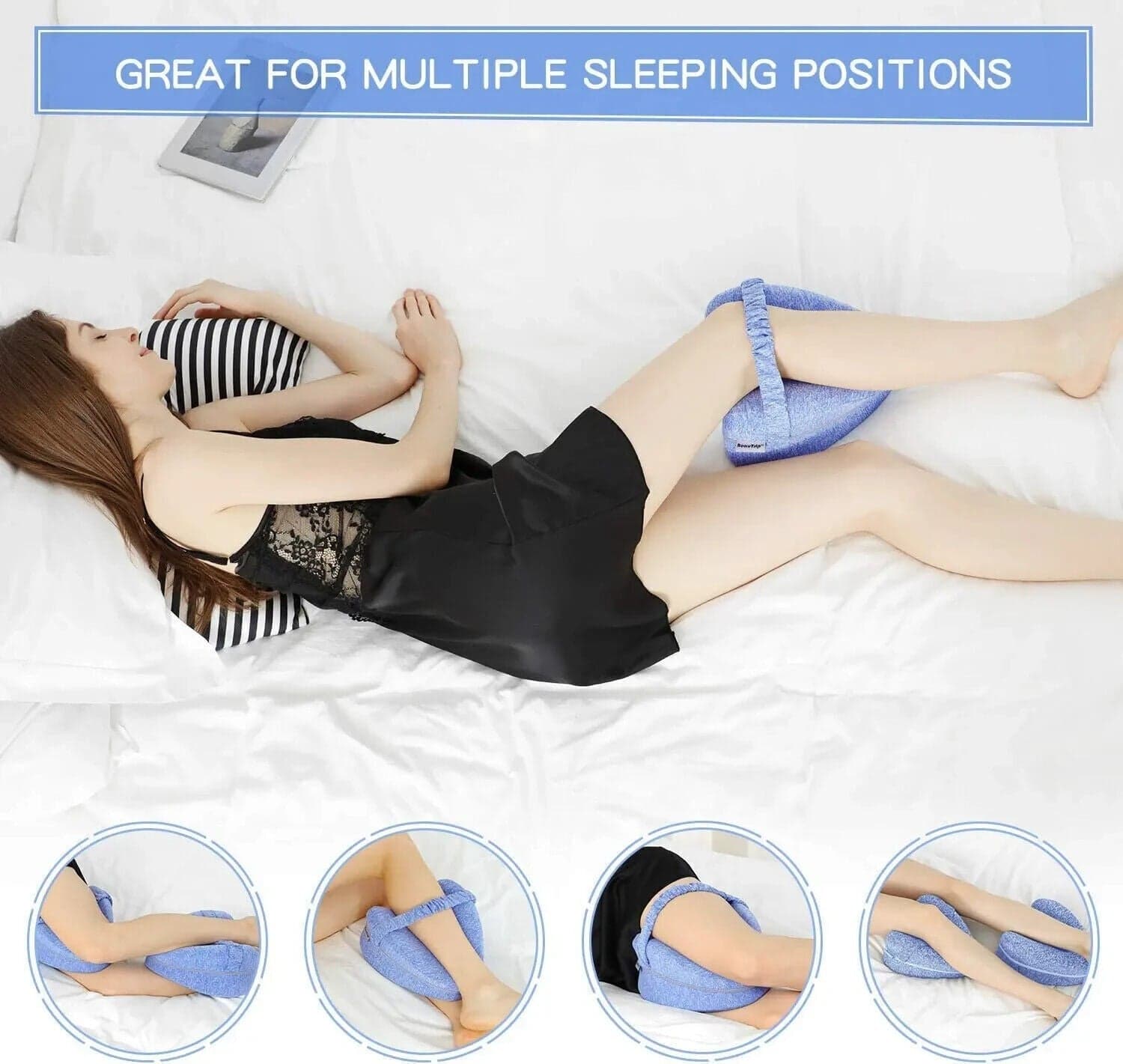Cuscino Per Gambe Memory Foam Supporto Ortopedico Ginocchia Schiena in Cuscini per le gambe CL Store - Battipaglia, commercioVirtuoso.it