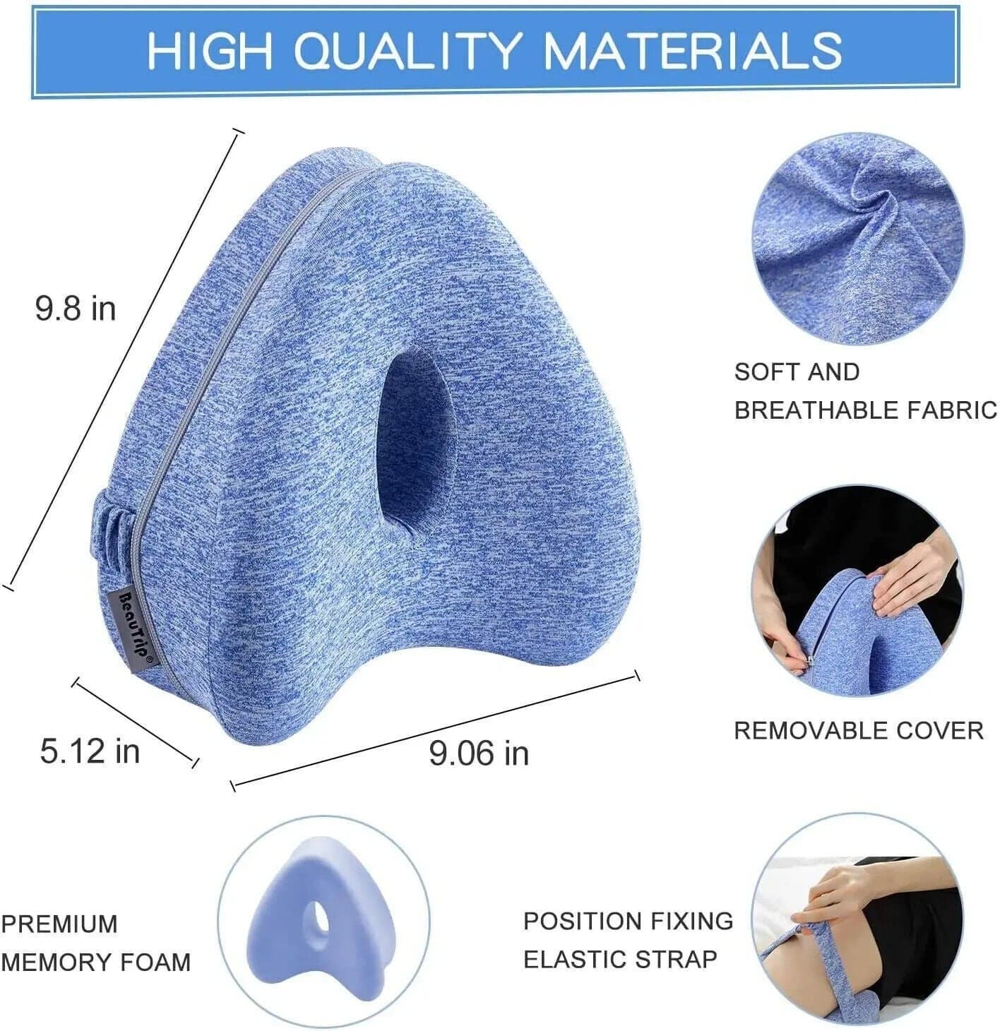 Cuscino Per Gambe Memory Foam Supporto Ortopedico Ginocchia Schiena in Cuscini per le gambe CL Store - Battipaglia, commercioVirtuoso.it