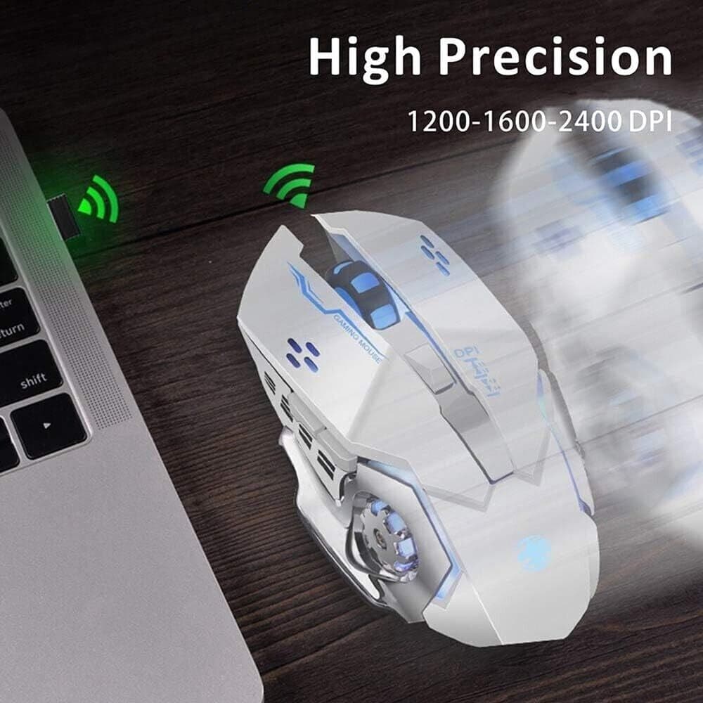 Mouse da gioco wireless TENMOS T85, ottico silenzioso wireless ricaricabile USB in  CL Store - Battipaglia, commercioVirtuoso.it