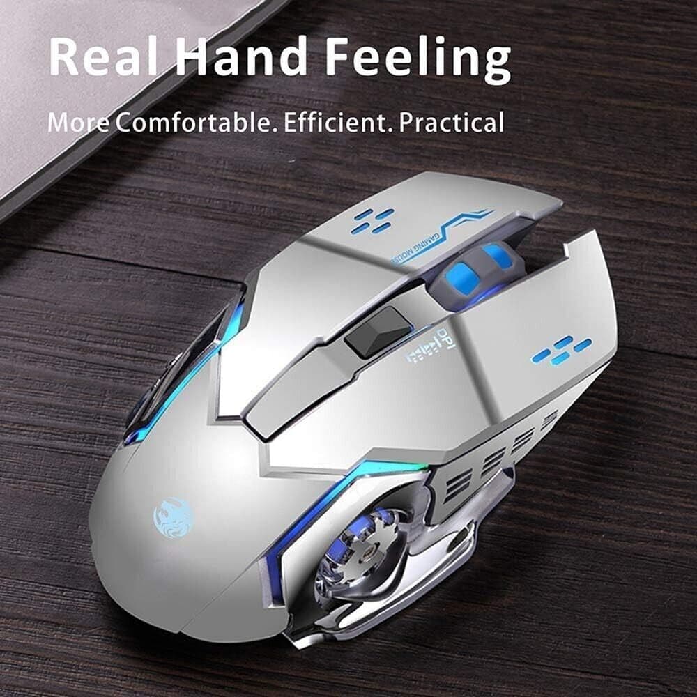 Mouse da gioco wireless TENMOS T85, ottico silenzioso wireless ricaricabile USB in  CL Store - Battipaglia, commercioVirtuoso.it