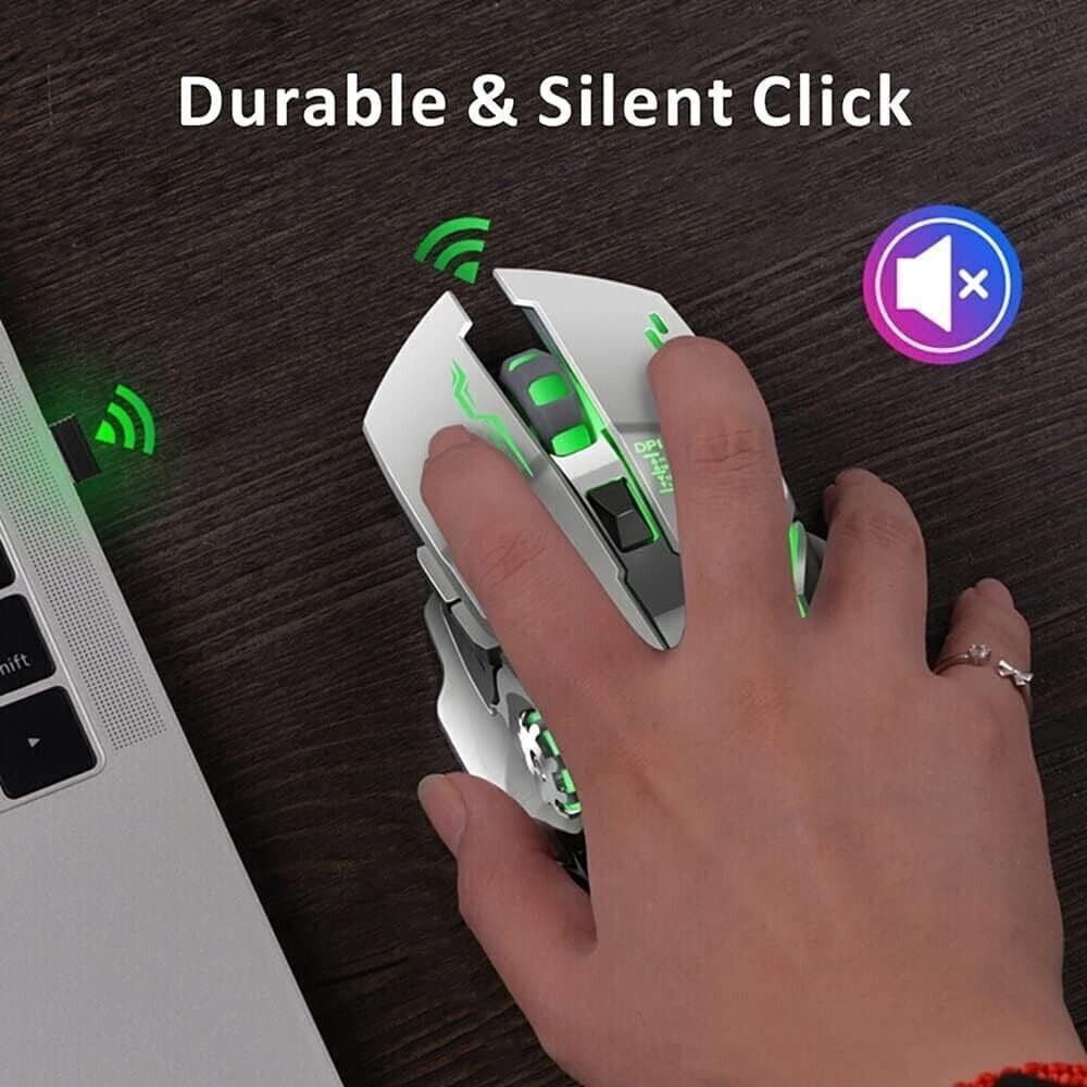 Mouse da gioco wireless TENMOS T85, ottico silenzioso wireless ricaricabile USB in  CL Store - Battipaglia, commercioVirtuoso.it